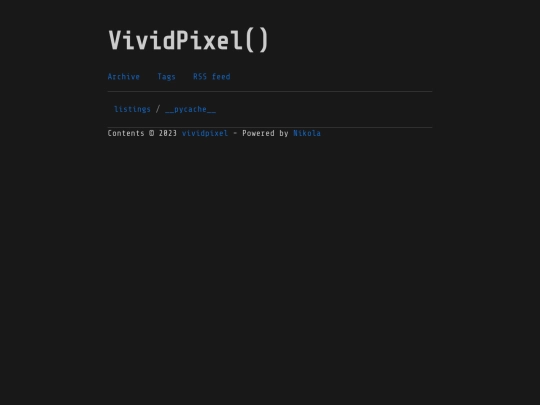 listings/__pycache__ screenshot