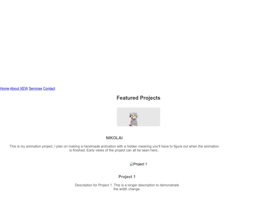 Projects screenshot