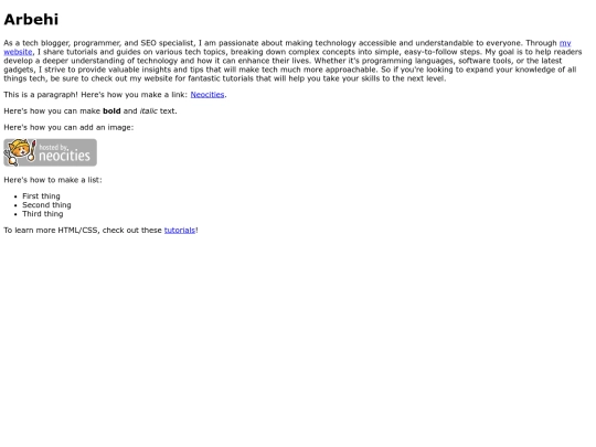 index screenshot