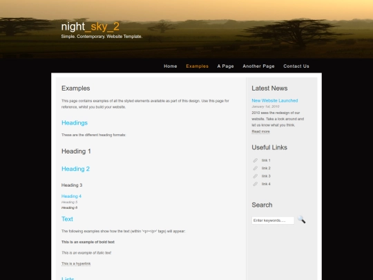 examples screenshot