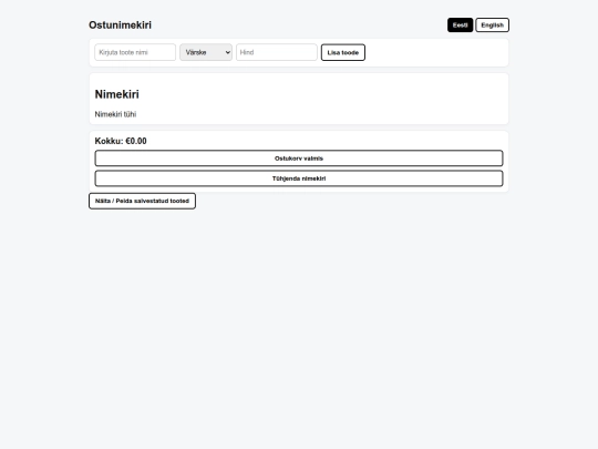 Lõpplik versioon screenshot