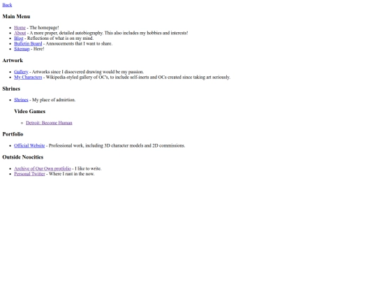 sitemap screenshot