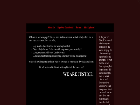 index screenshot