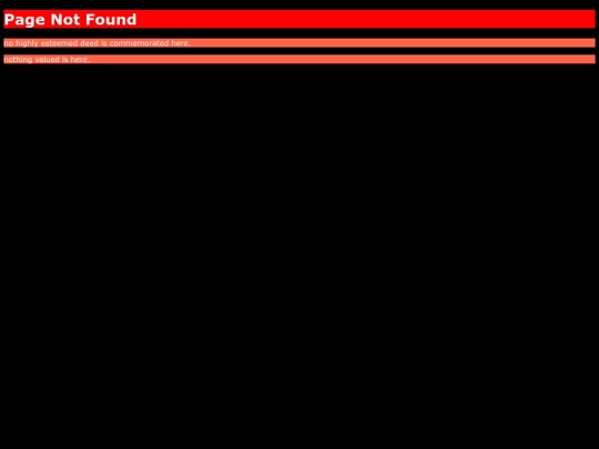 not_found screenshot