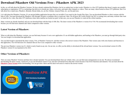 download-pikashow-old-versions-free screenshot