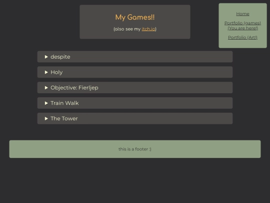 portfolio_games screenshot