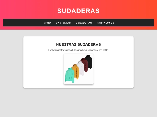 sudaderas screenshot
