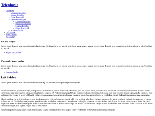 left-sidebar screenshot