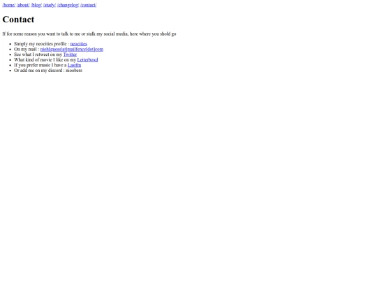 contact screenshot