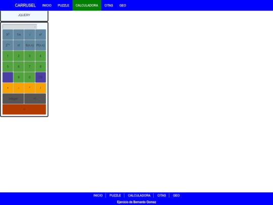 carrusel/calculadora screenshot