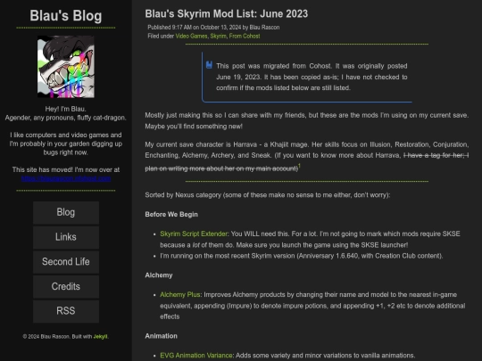 posts/2024/10/13/blau-s-skyrim-mod-list-june-2023 screenshot