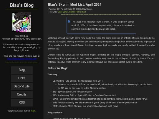 posts/2024/10/14/blau-s-skyrim-mod-list-april-2024 screenshot