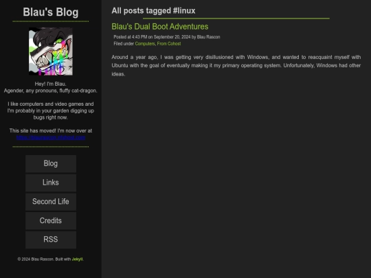 tag/linux screenshot