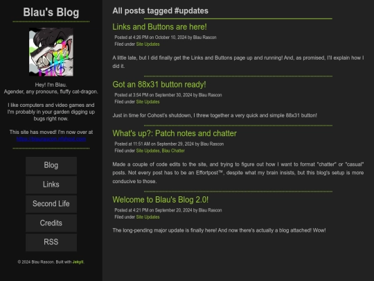 tag/updates screenshot