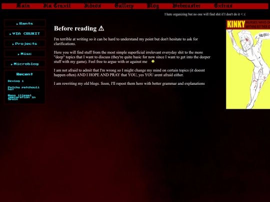 blog screenshot