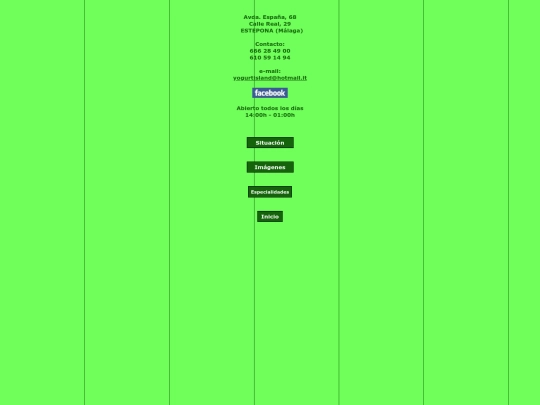 elnuevohelado/menu screenshot
