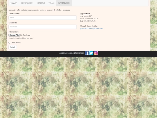 INFORMACION screenshot