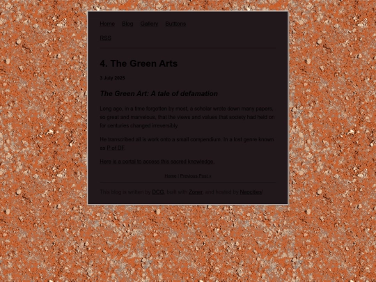 homepage/posts/2025-07-03-4.-The green arts screenshot