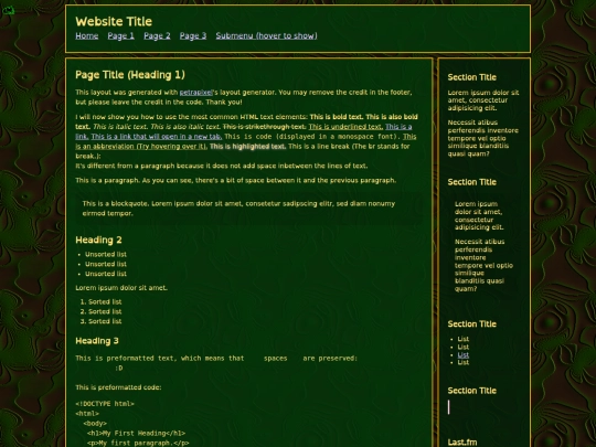 index screenshot