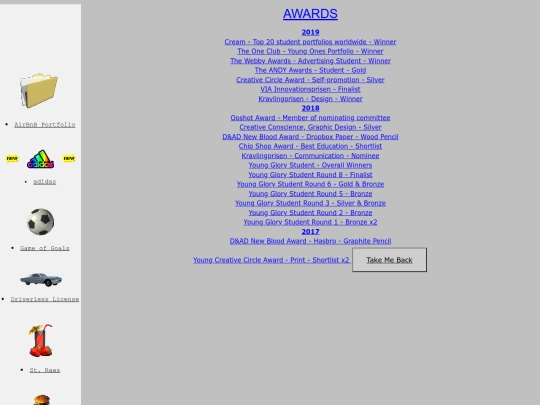 awards screenshot