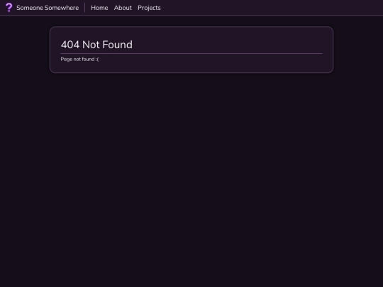 not_found screenshot