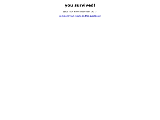 yousurvived screenshot