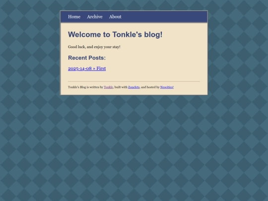 blog screenshot