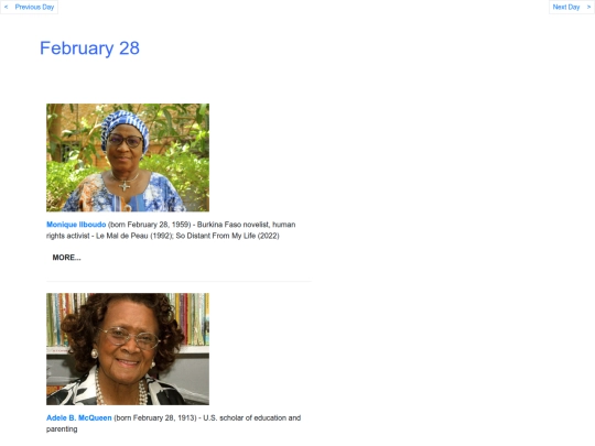 Febbdays/Feb28 screenshot