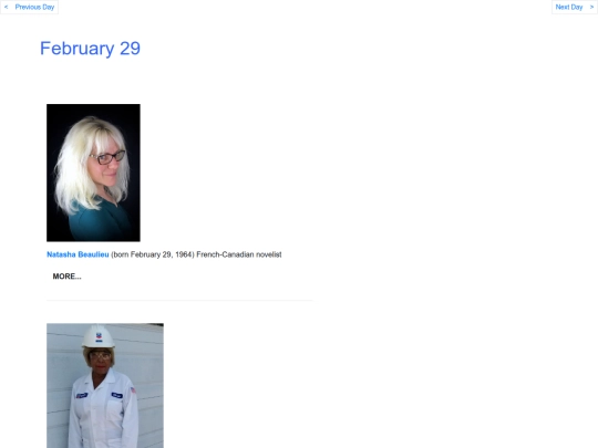 Febbdays/Feb29 screenshot