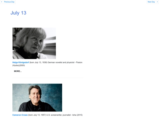 Julbdays/Jul13 screenshot