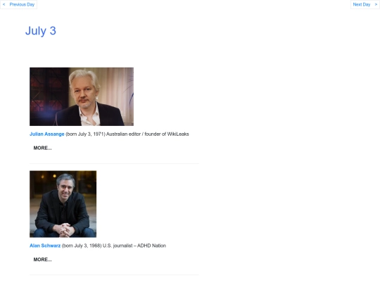Julbdays/Jul3 screenshot