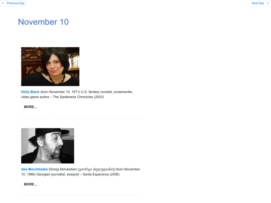Novbdays/Nov10 screenshot
