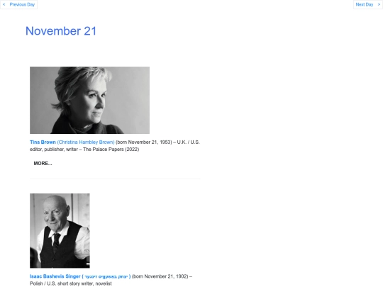 Novbdays/Nov21 screenshot