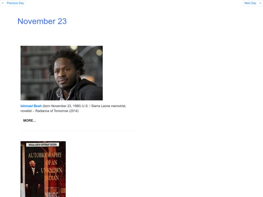 Novbdays/Nov23 screenshot