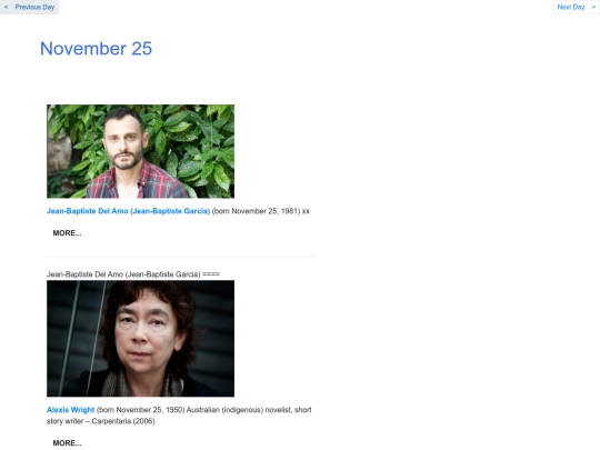 Novbdays/Nov25 screenshot