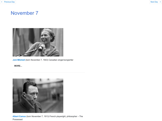 Novbdays/Nov7 screenshot