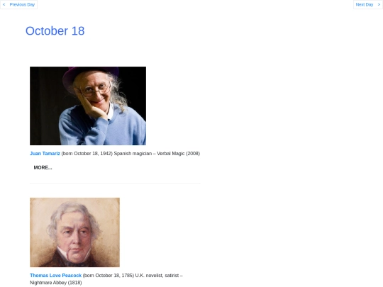 Octbdays/Oct18 screenshot