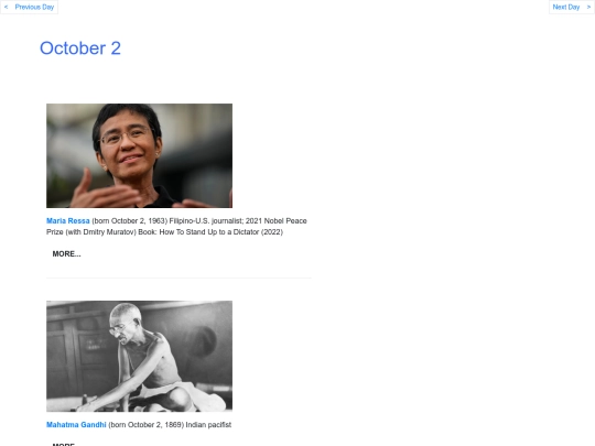 Octbdays/Oct2 screenshot