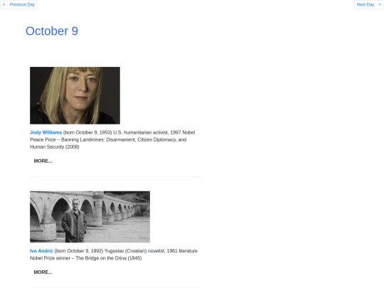 Octbdays/Oct9 screenshot