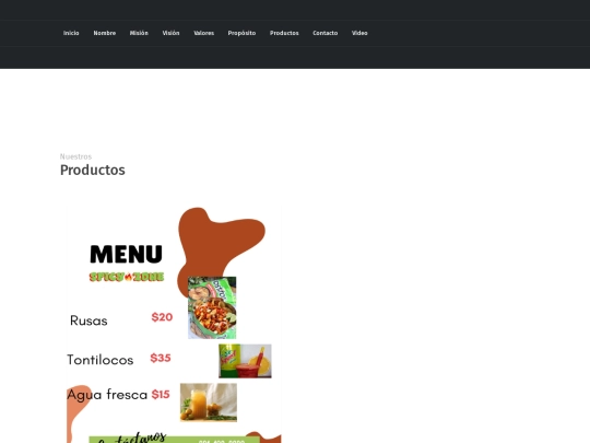 SPICY ZONE/productos screenshot