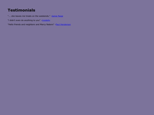 testimonials screenshot