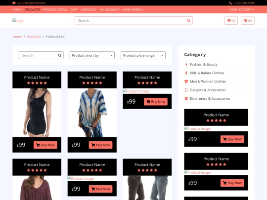 product-list screenshot