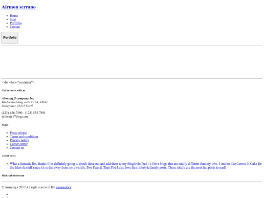 portfolio screenshot