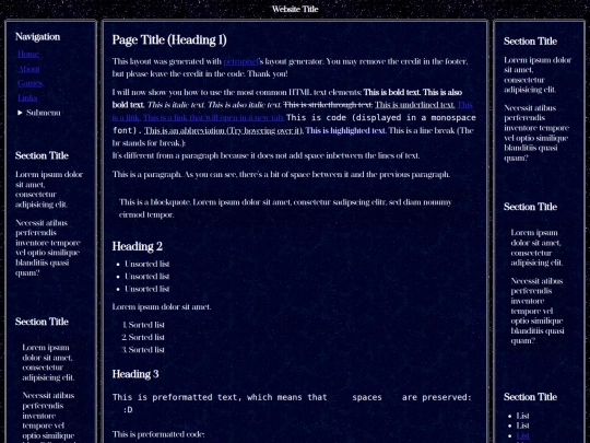 src/example-page screenshot