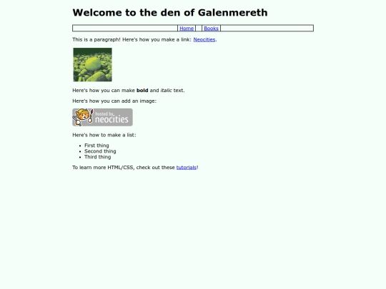 index screenshot