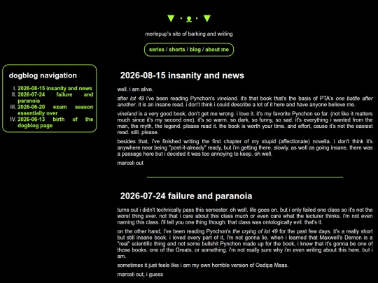 blog screenshot