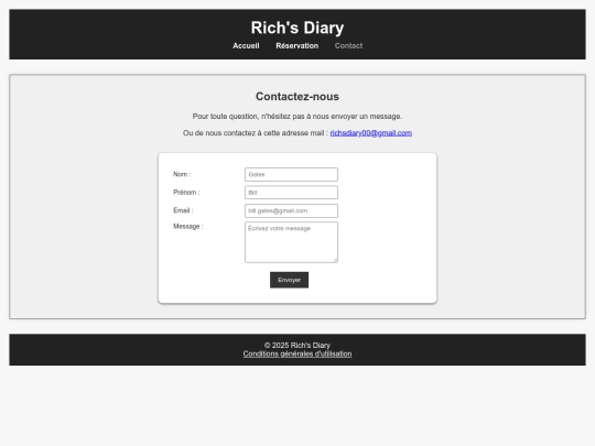 contact screenshot