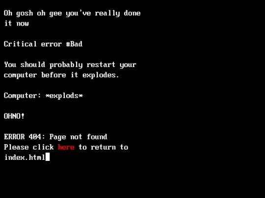 not_found screenshot
