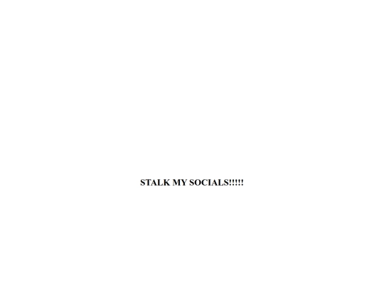 socials screenshot