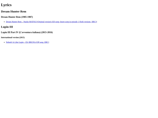 lyrics screenshot